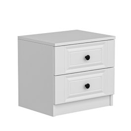 Hanah Home Mesita de Noche Kale - 4923 Blanco